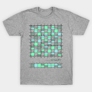 Mydoku_001_H001_002_F: Sudoku, Sudoku coloring, logic, logic puzzle, holiday puzzle, fun, away from screen T-Shirt